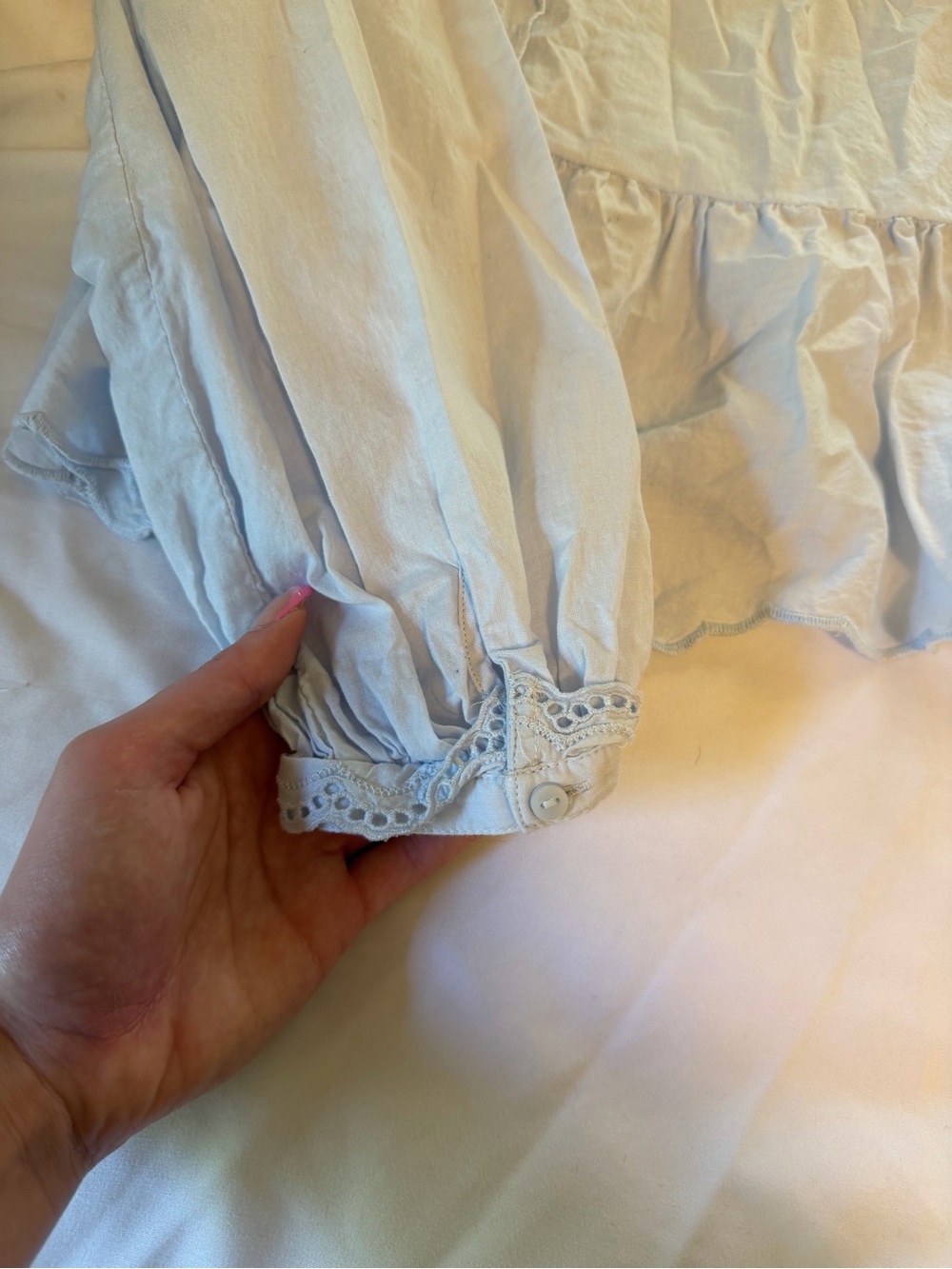 Professional Blouse with Ruffles - Picture 4 of 4